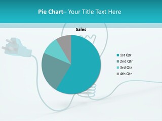 Connector Cable Closeup PowerPoint Template