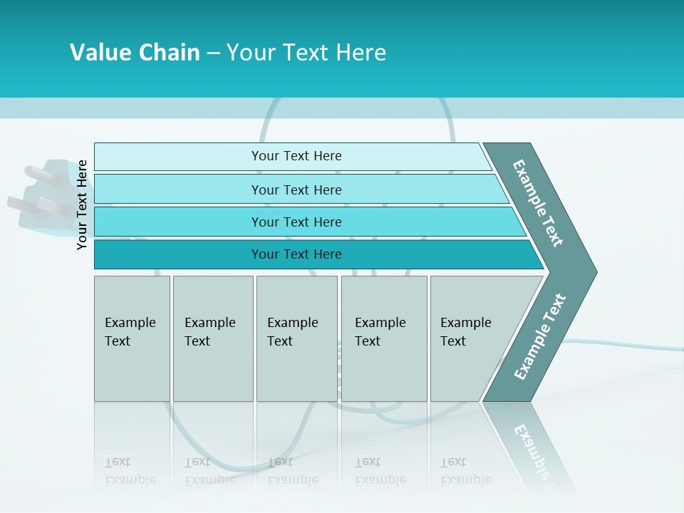 Connector Cable Closeup PowerPoint Template