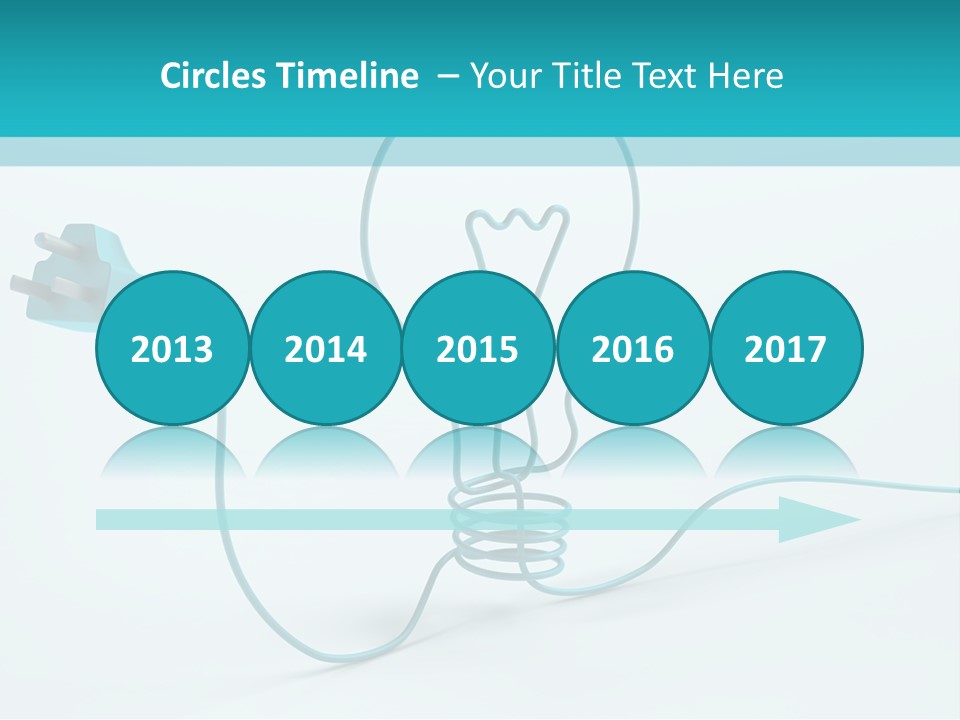 Connector Cable Closeup PowerPoint Template