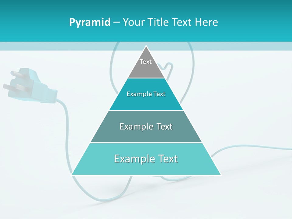 Connector Cable Closeup PowerPoint Template