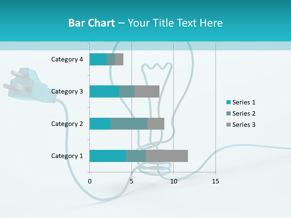 Connector Cable Closeup PowerPoint Template