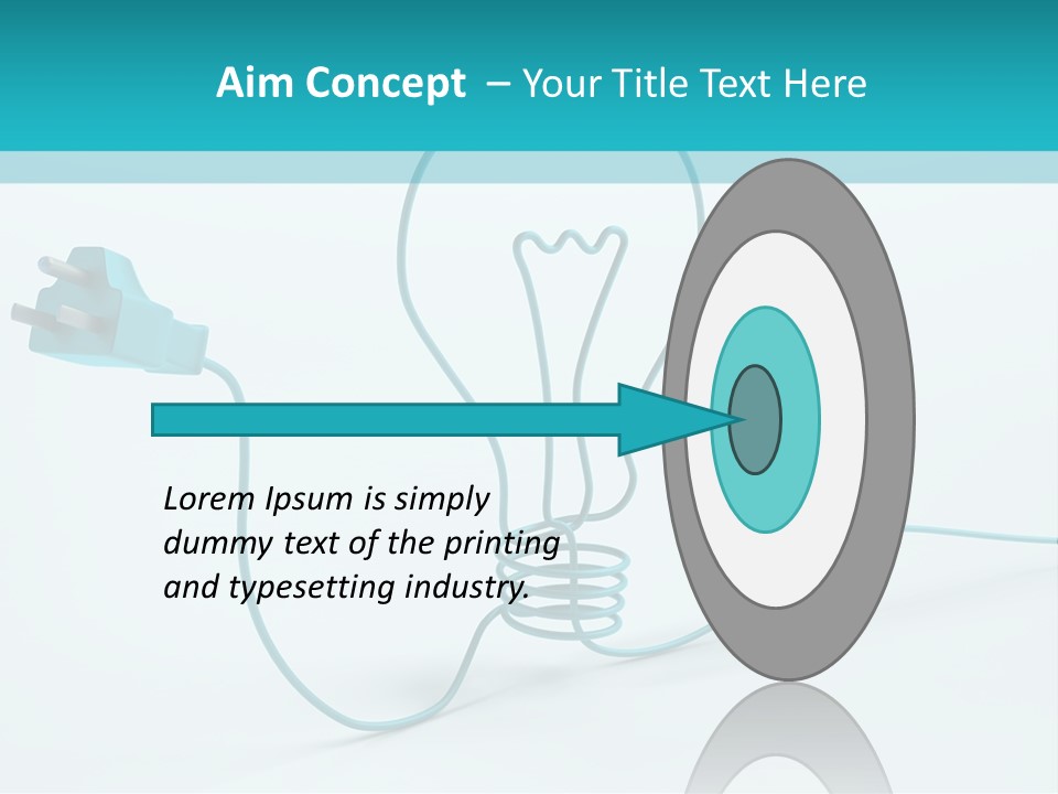 Connector Cable Closeup PowerPoint Template