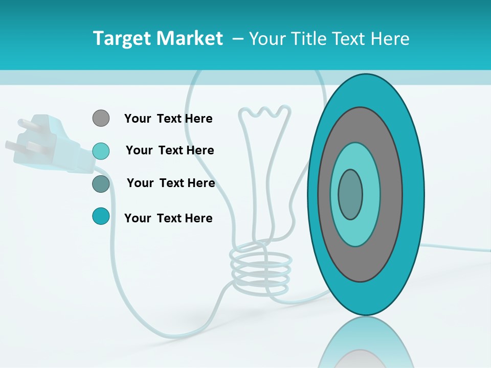Connector Cable Closeup PowerPoint Template