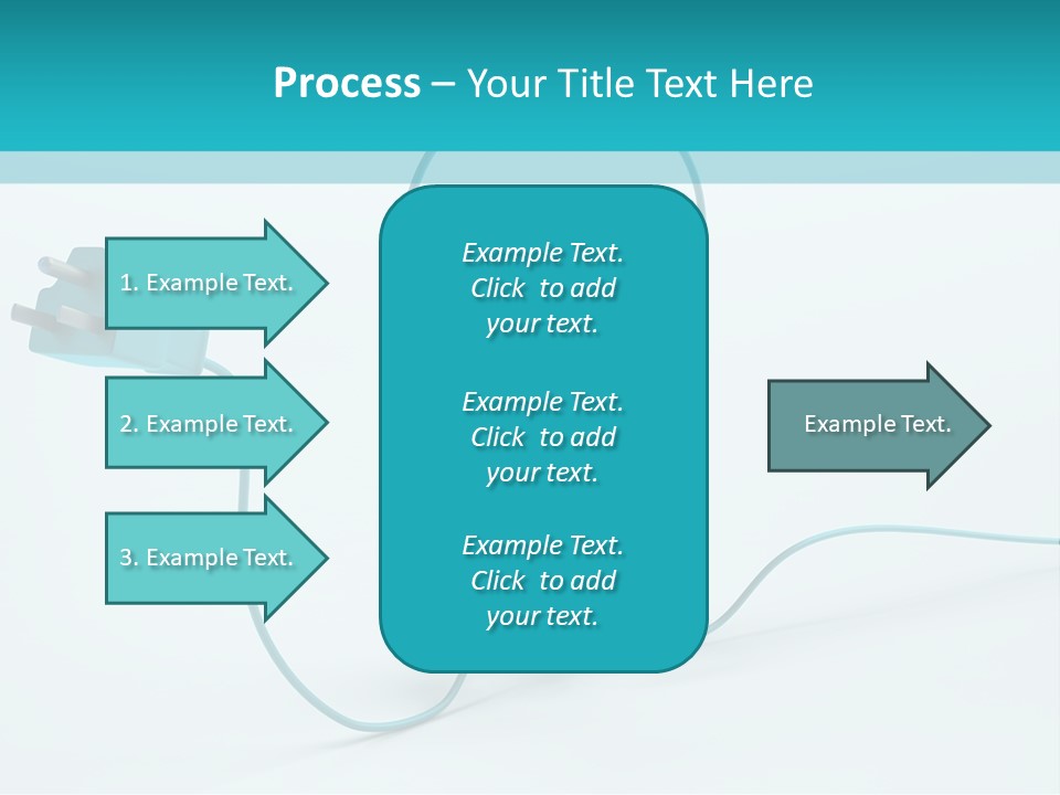 Connector Cable Closeup PowerPoint Template