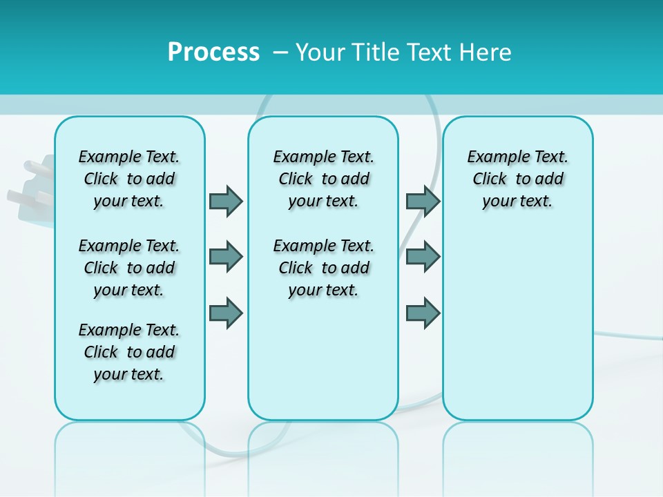 Connector Cable Closeup PowerPoint Template