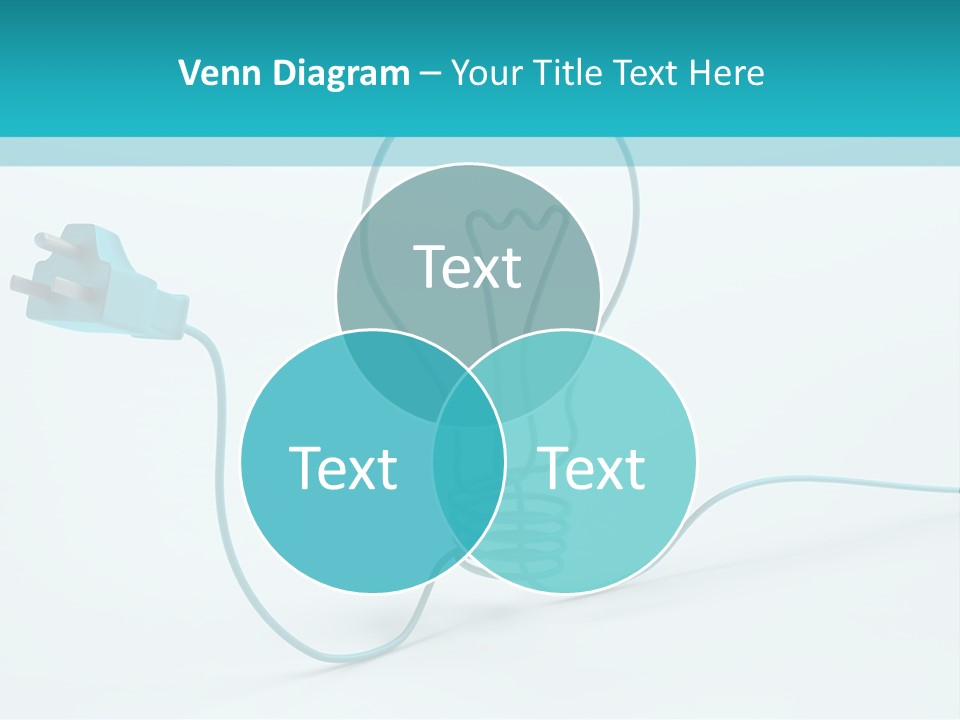 Connector Cable Closeup PowerPoint Template