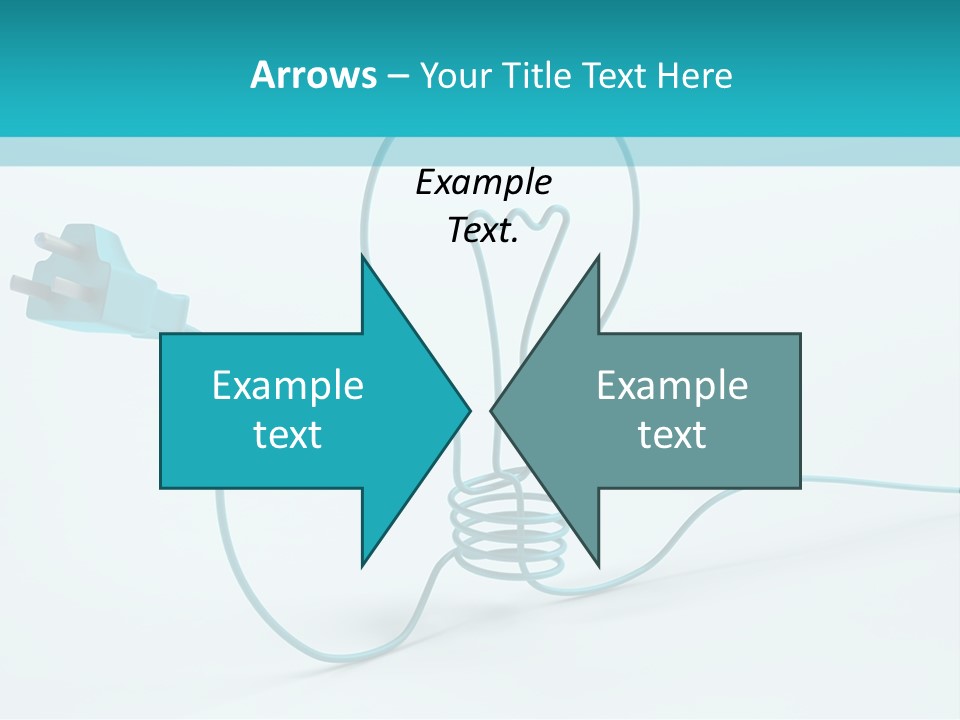 Connector Cable Closeup PowerPoint Template