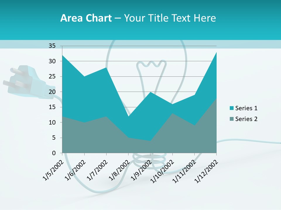 Connector Cable Closeup PowerPoint Template