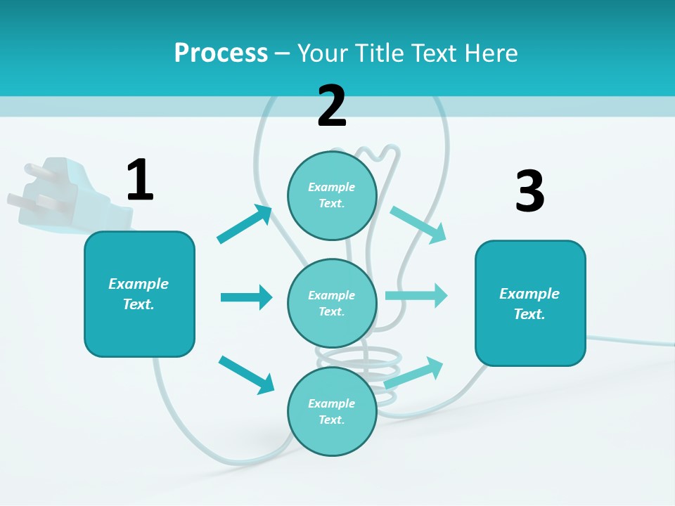 Connector Cable Closeup PowerPoint Template