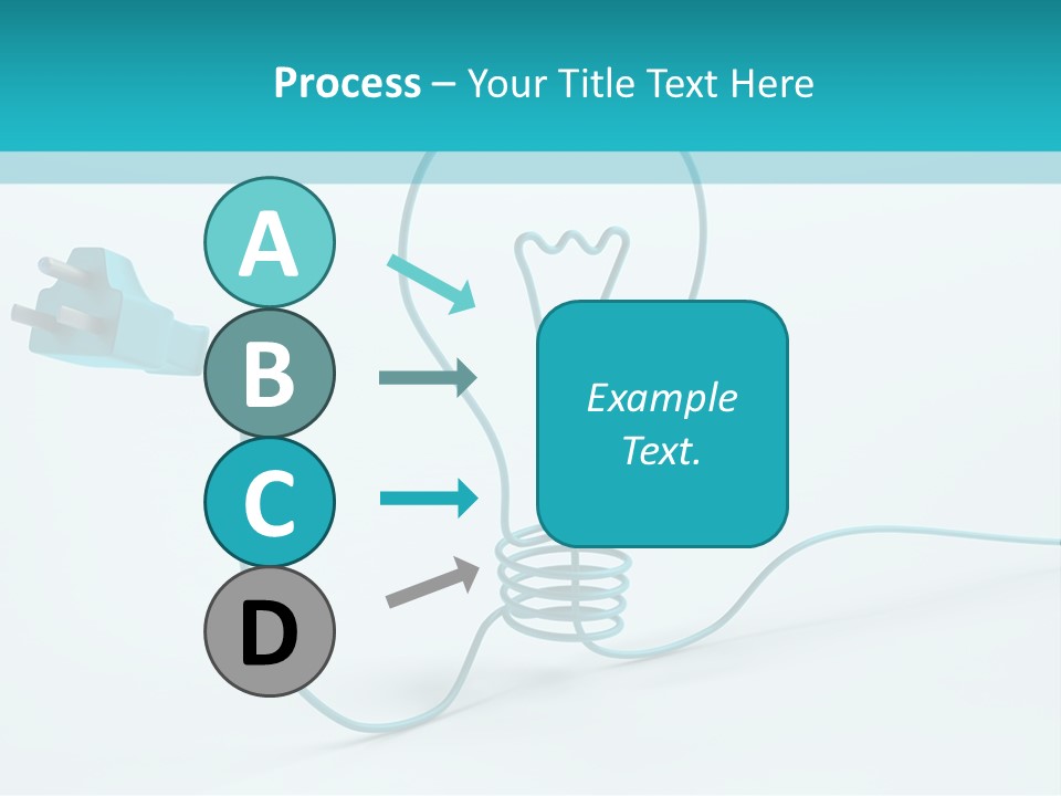 Connector Cable Closeup PowerPoint Template