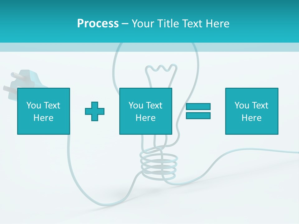 Connector Cable Closeup PowerPoint Template