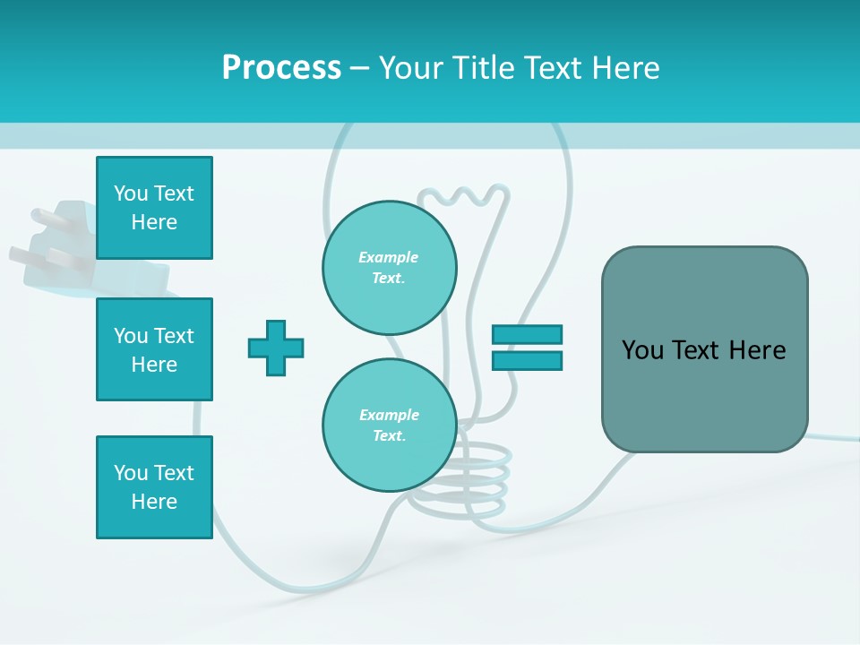 Connector Cable Closeup PowerPoint Template