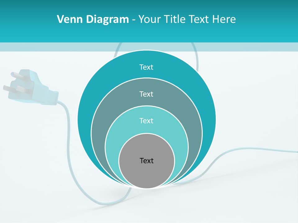 Connector Cable Closeup PowerPoint Template