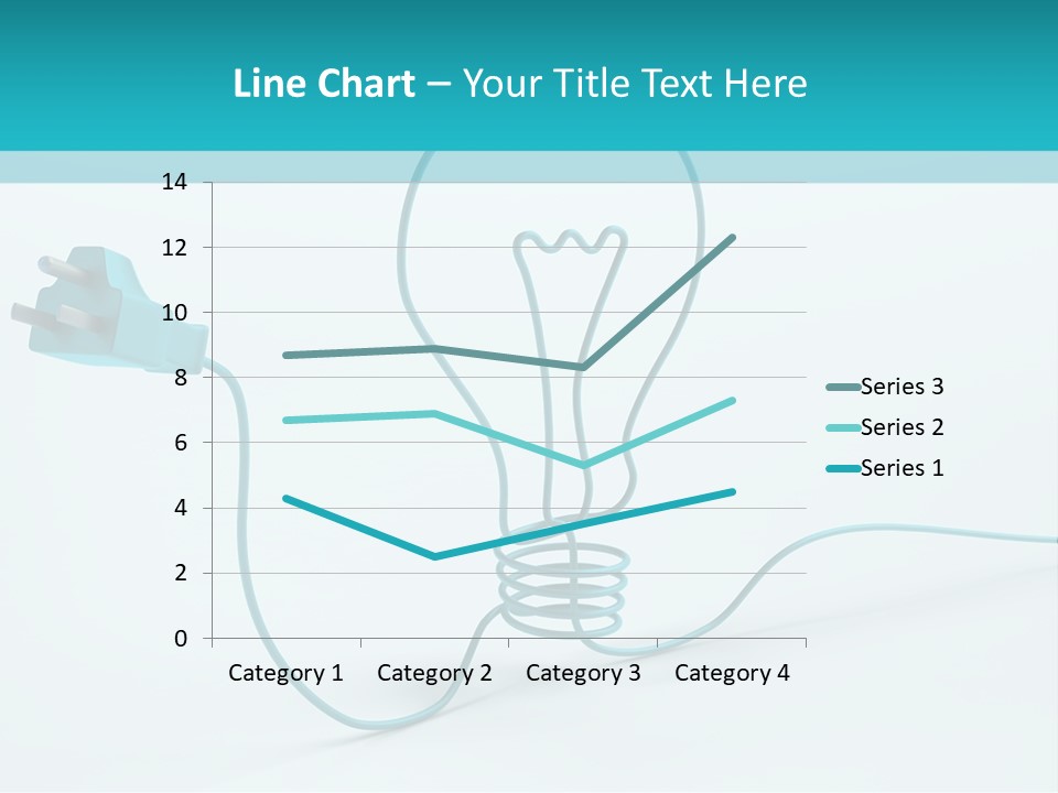 Connector Cable Closeup PowerPoint Template