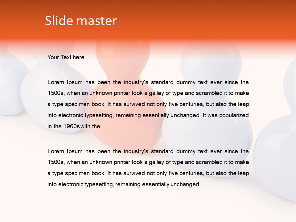 Individual Follow Stand PowerPoint Template