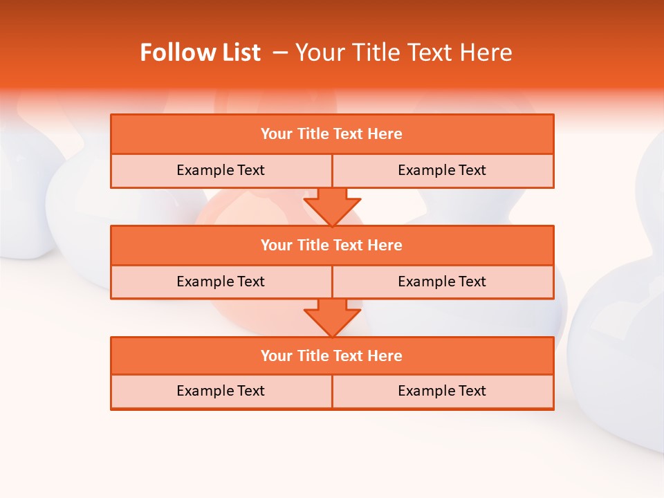 Individual Follow Stand PowerPoint Template