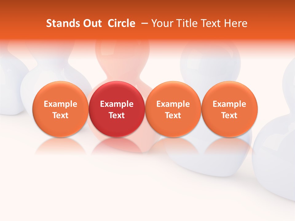 Individual Follow Stand PowerPoint Template