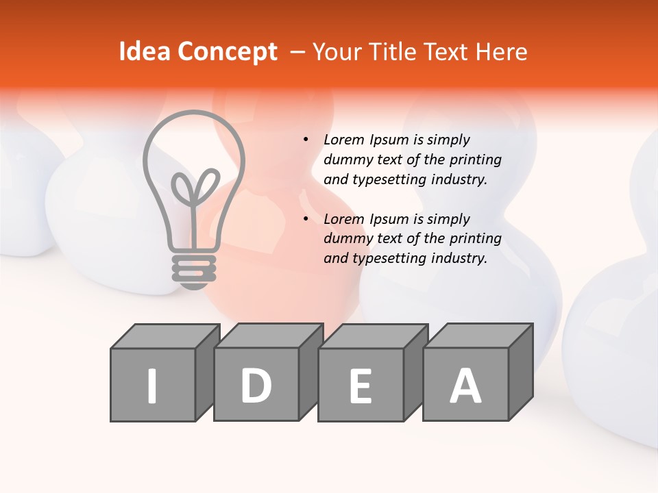 Individual Follow Stand PowerPoint Template