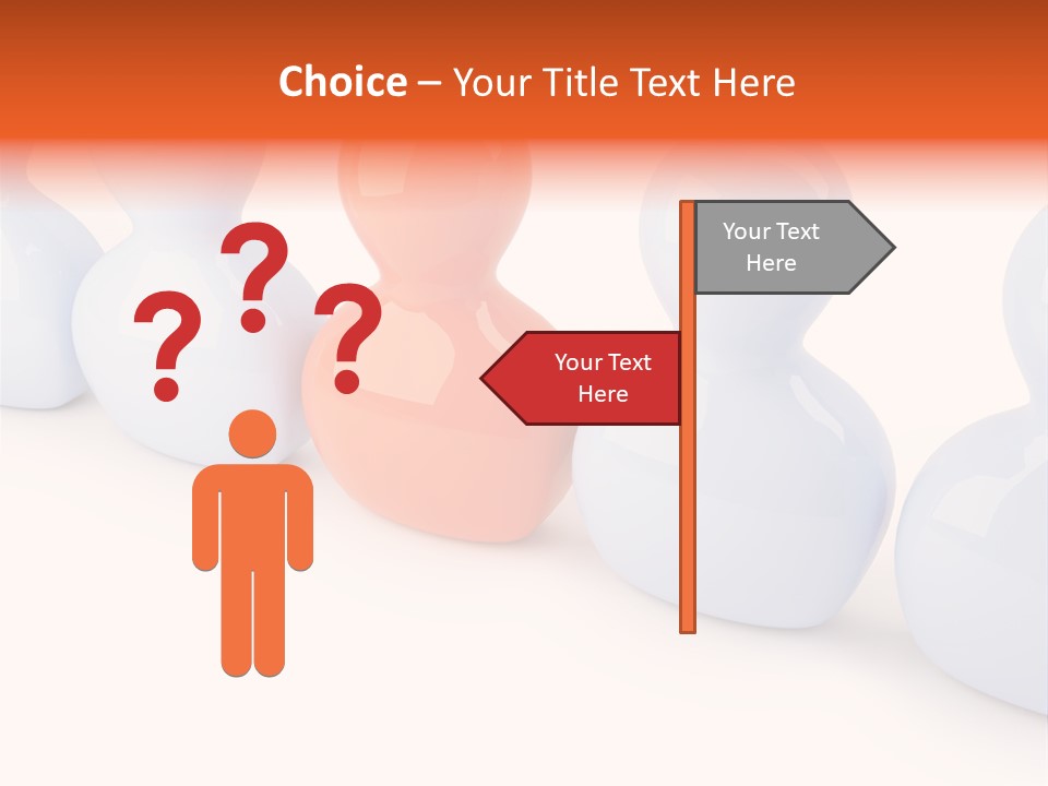 Individual Follow Stand PowerPoint Template