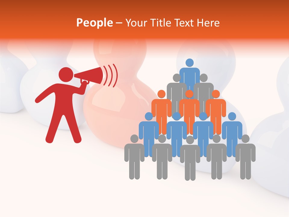 Individual Follow Stand PowerPoint Template