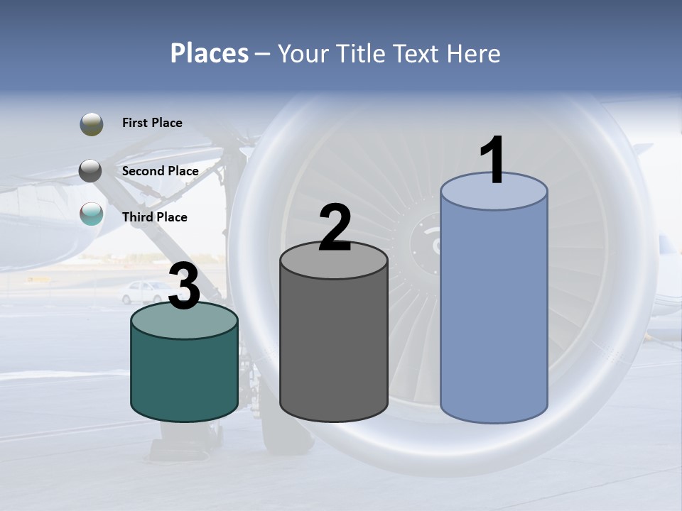 Jet Turbine Propeller PowerPoint Template