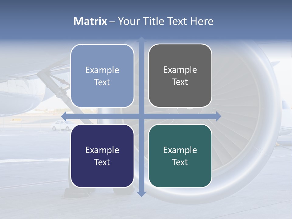 Jet Turbine Propeller PowerPoint Template