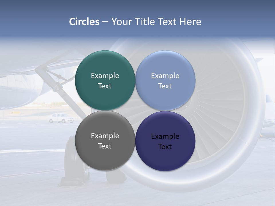 Jet Turbine Propeller PowerPoint Template