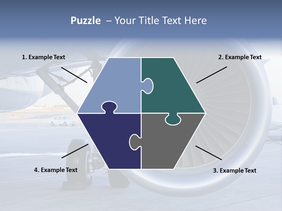 Jet Turbine Propeller PowerPoint Template