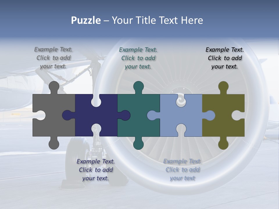 Jet Turbine Propeller PowerPoint Template