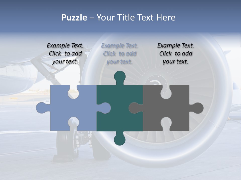 Jet Turbine Propeller PowerPoint Template