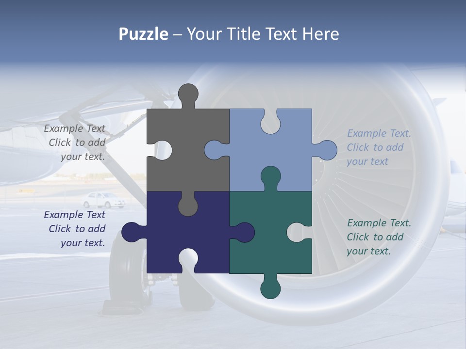 Jet Turbine Propeller PowerPoint Template