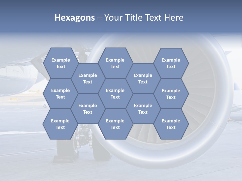 Jet Turbine Propeller PowerPoint Template