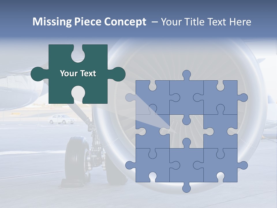 Jet Turbine Propeller PowerPoint Template