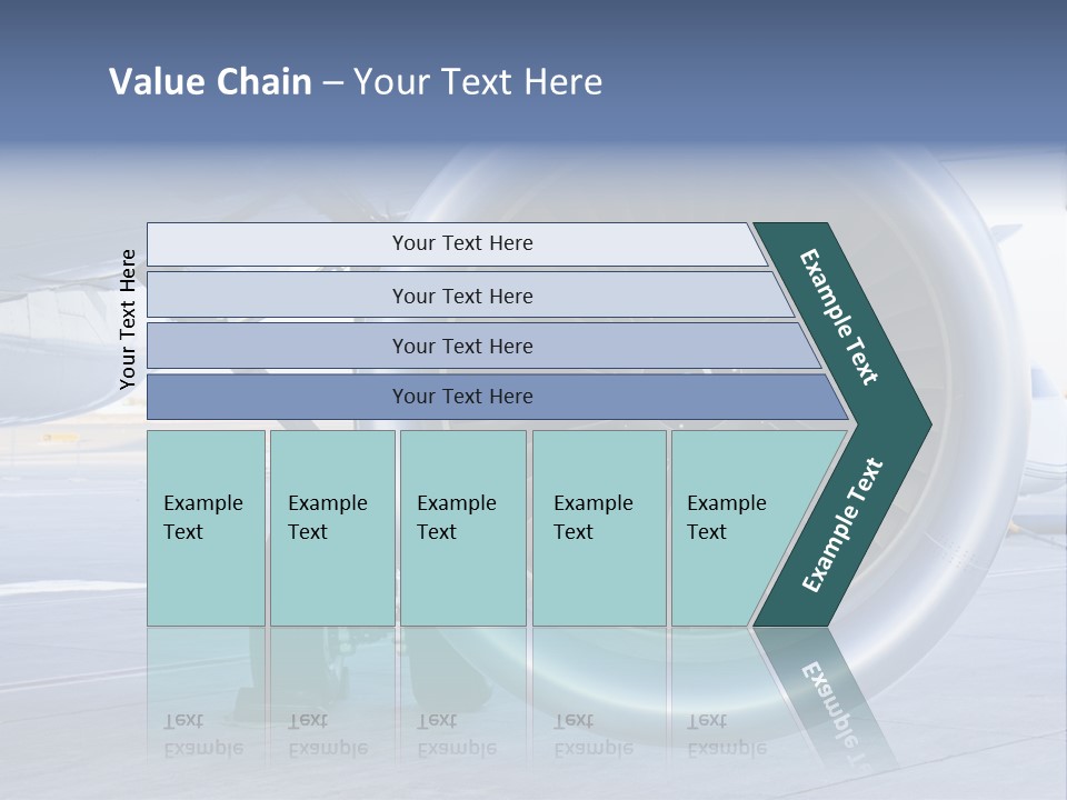 Jet Turbine Propeller PowerPoint Template