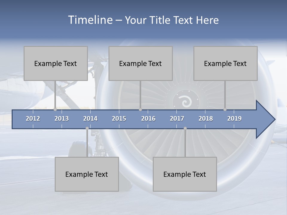 Jet Turbine Propeller PowerPoint Template