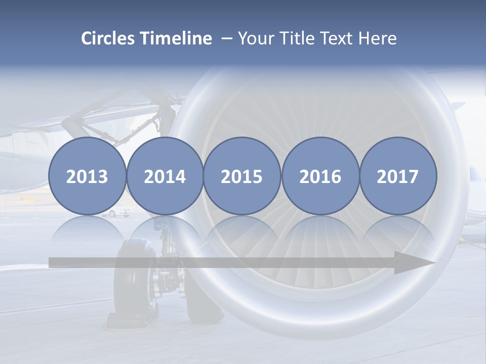 Jet Turbine Propeller PowerPoint Template