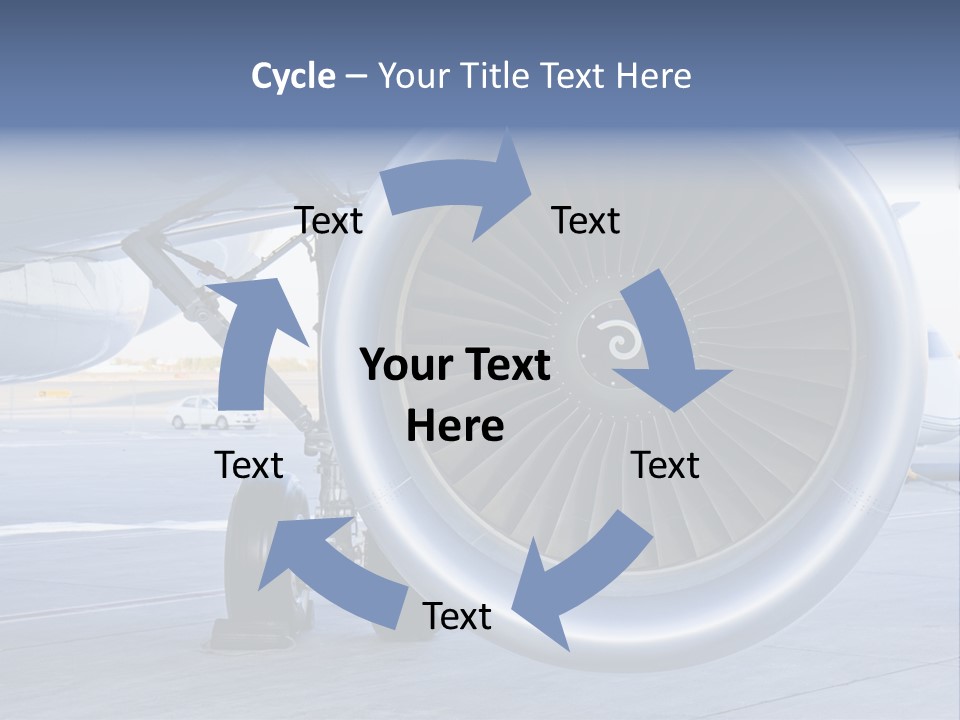 Jet Turbine Propeller PowerPoint Template
