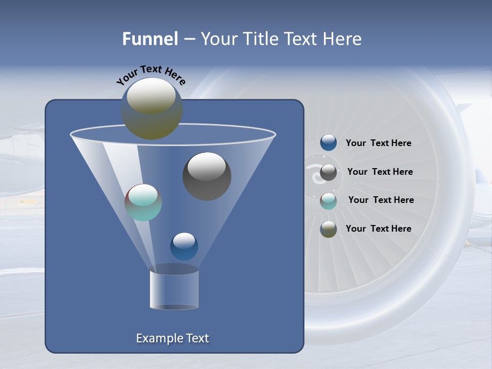 Jet Turbine Propeller PowerPoint Template