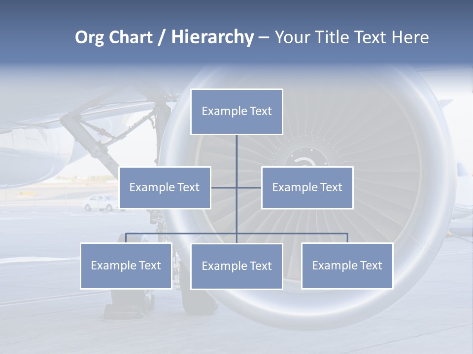 Jet Turbine Propeller PowerPoint Template