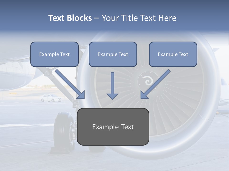 Jet Turbine Propeller PowerPoint Template
