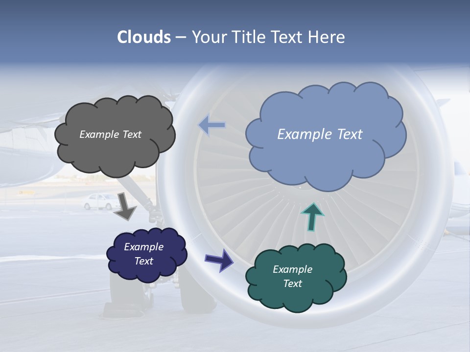 Jet Turbine Propeller PowerPoint Template