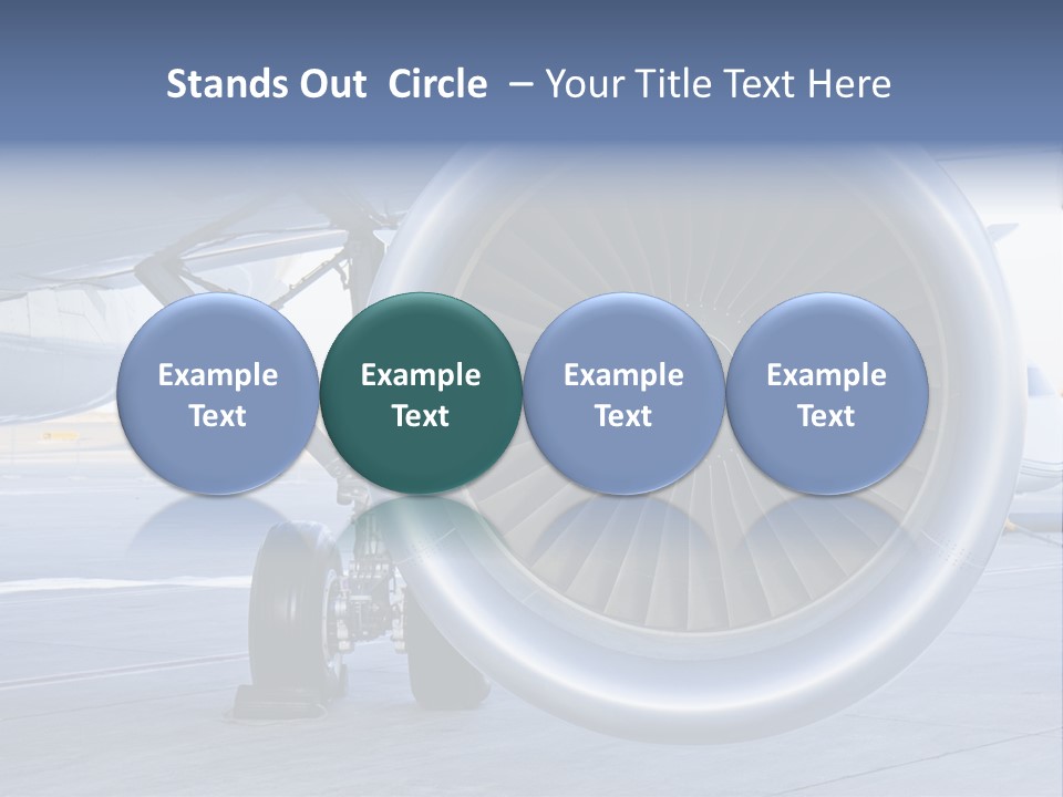 Jet Turbine Propeller PowerPoint Template