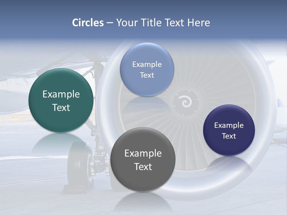 Jet Turbine Propeller PowerPoint Template