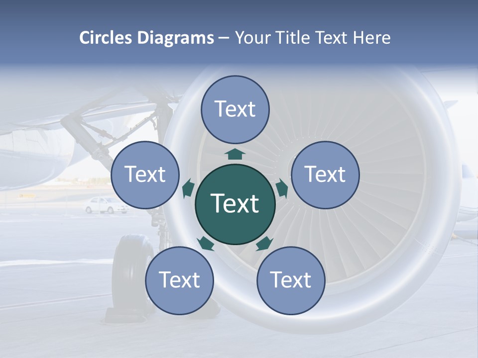 Jet Turbine Propeller PowerPoint Template