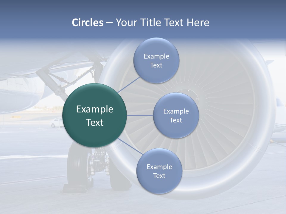 Jet Turbine Propeller PowerPoint Template