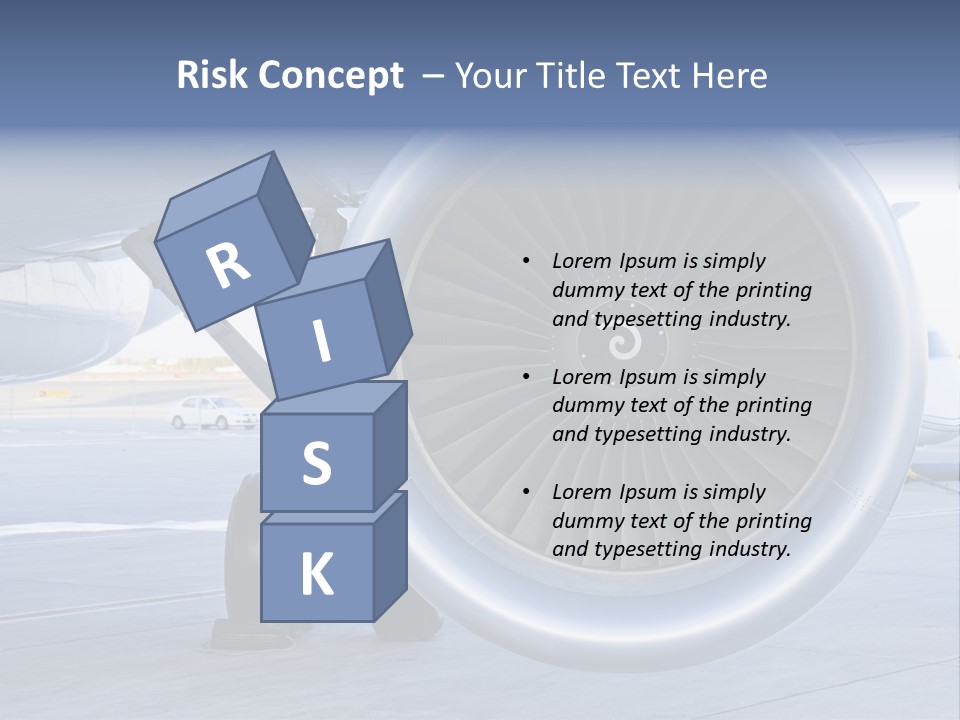 Jet Turbine Propeller PowerPoint Template
