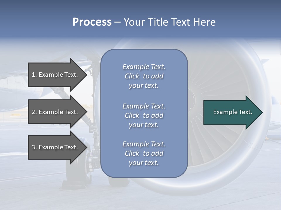 Jet Turbine Propeller PowerPoint Template