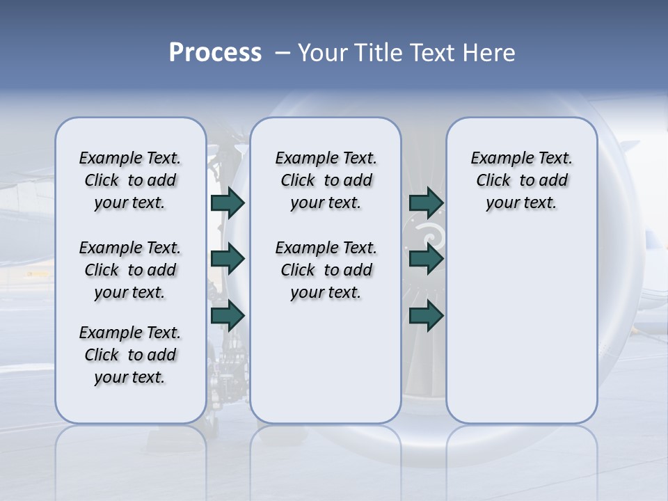 Jet Turbine Propeller PowerPoint Template