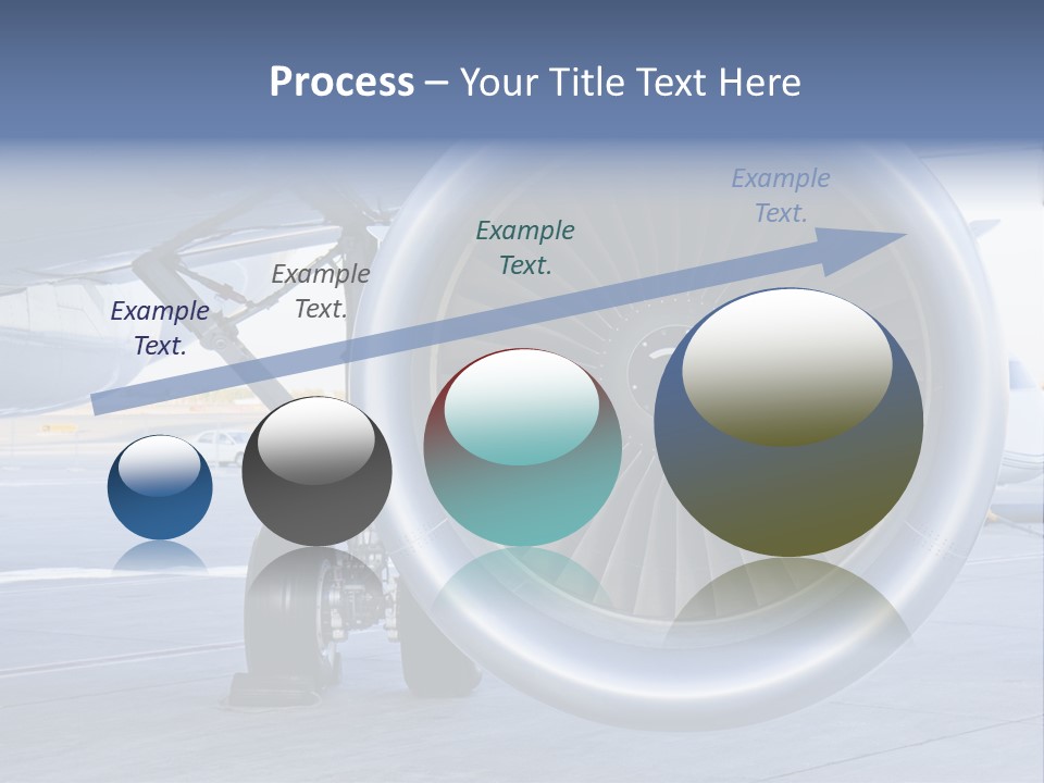 Jet Turbine Propeller PowerPoint Template