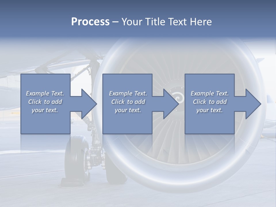 Jet Turbine Propeller PowerPoint Template